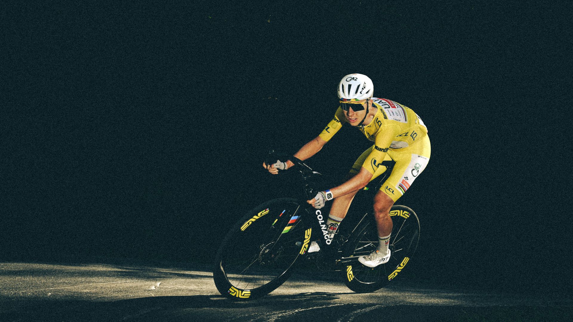 Tadej Pogačar is riding for Tour de France glory on an individually-specced 3D-printed saddle — and an AI-designed helmet for good measure