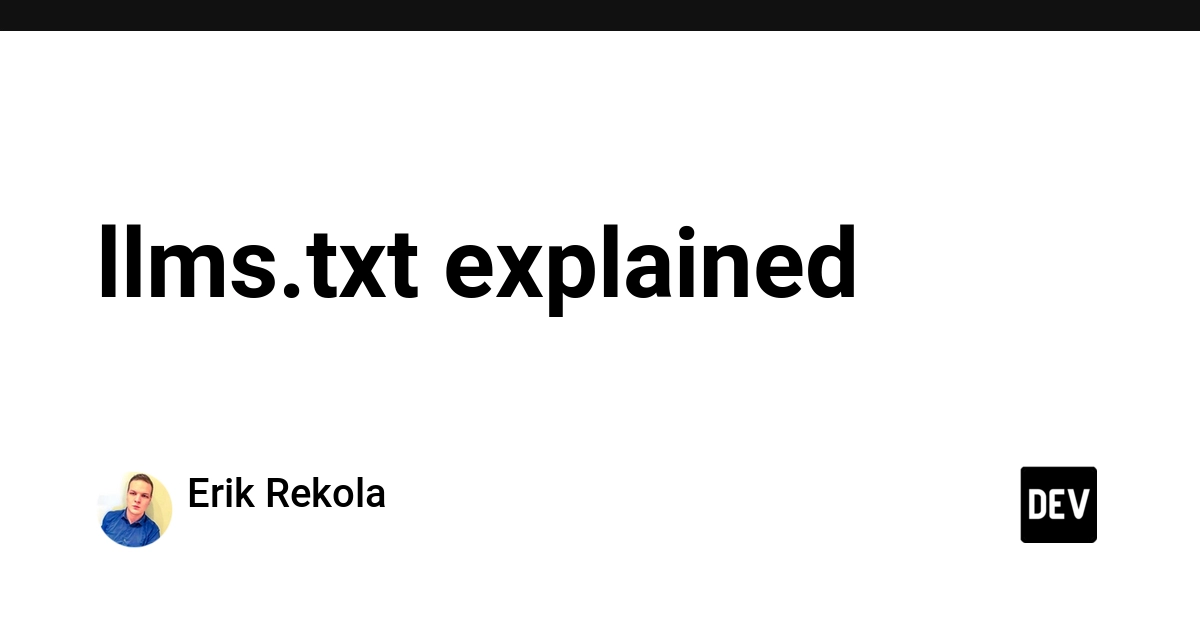 llms.txt explained