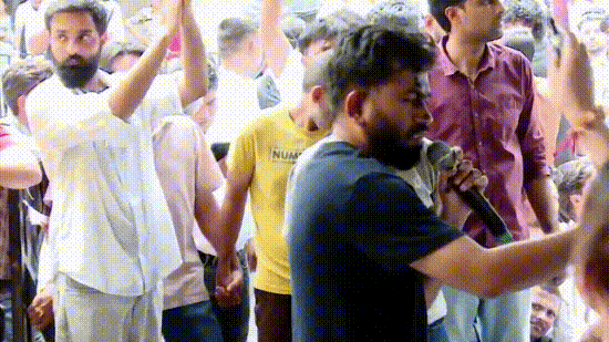 Video: Woman throws ink at Abhijeet Dipke as he sits on hunger strike after Sonam Wangchuk's 'removal'