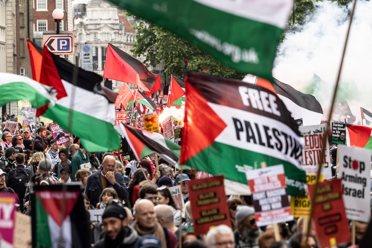 National March for Palestine LIVE: Thousands expected to gather in London
