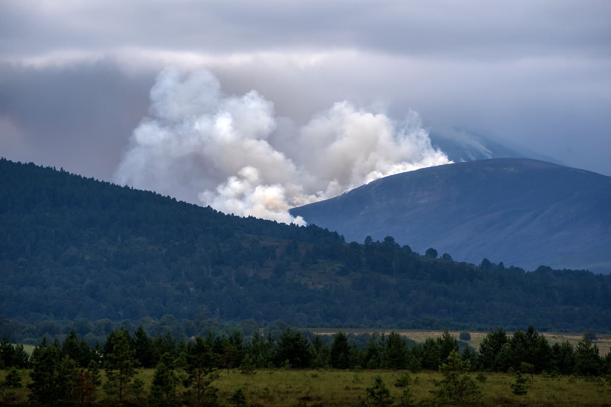 Cairngorms wildfire: Aviemore no longer in ‘immediately affected area’