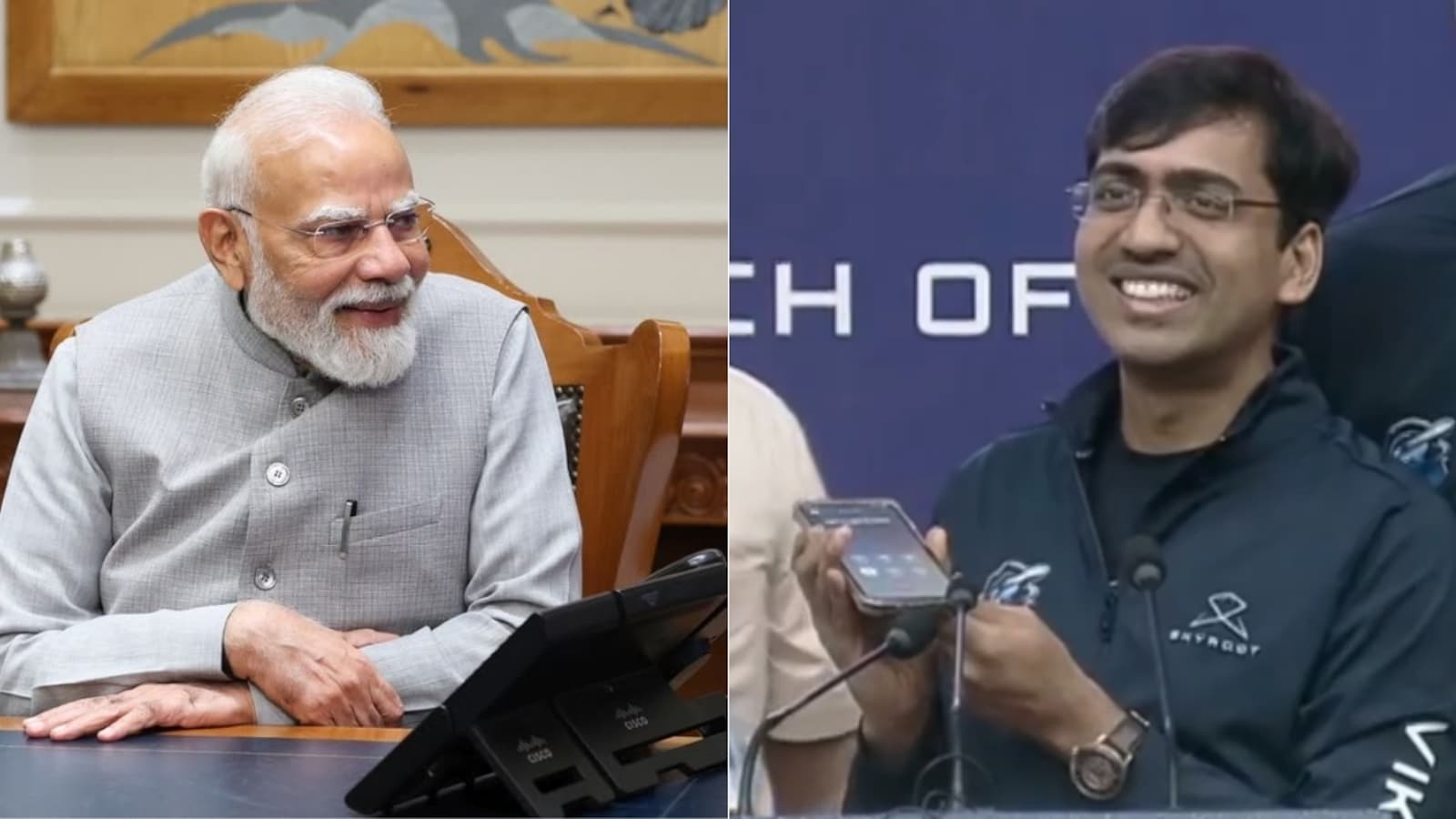 "You Made India Proud": PM Modi Dials In To Join Vikram-1 Launch Celebrations