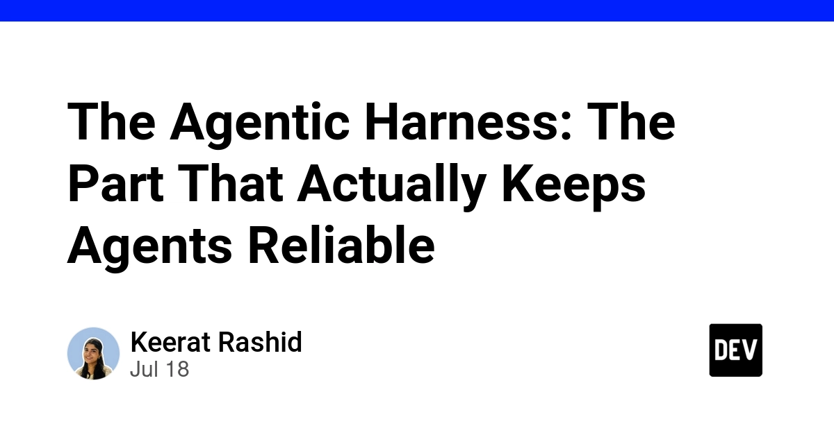 The Agentic Harness: The Part That Actually Keeps Agents Reliable