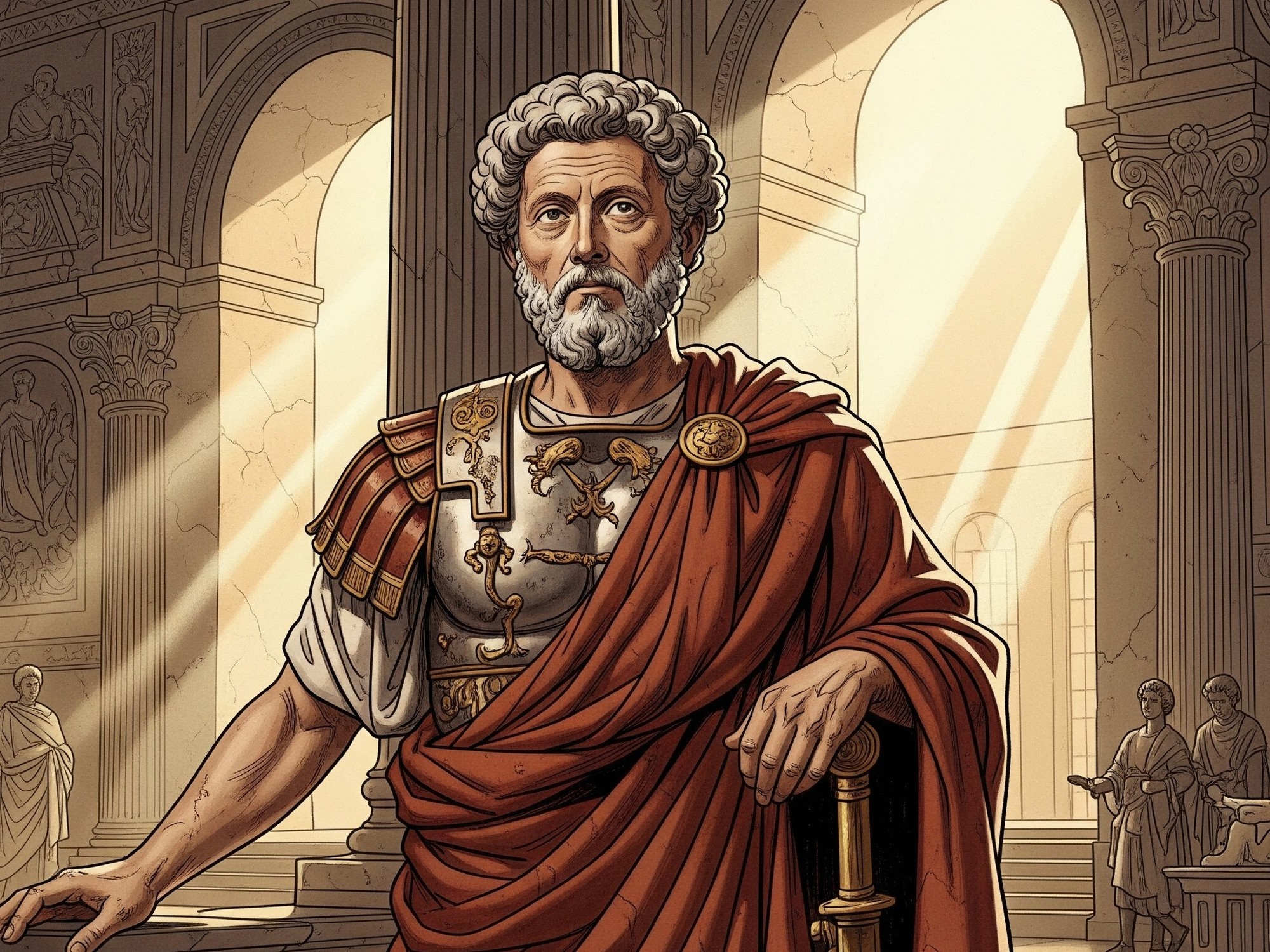 Marco Aurelio, filósofo estoico y uno de los Buenos Emperadores: "La mejor venganza es no parecerte a quien te causó el daño"