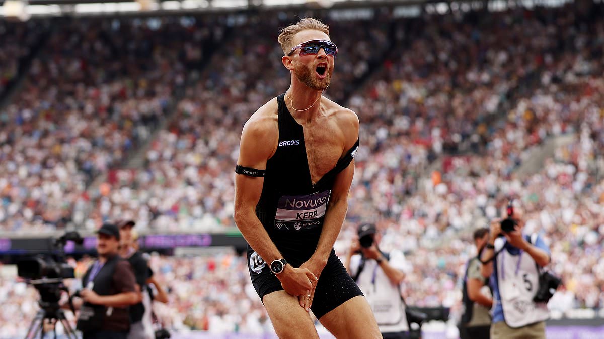 Josh Kerr sets new WORLD RECORD for the fastest mile run - as Brit smashes 27-year mark in front of 60,000 fans at London Stadium