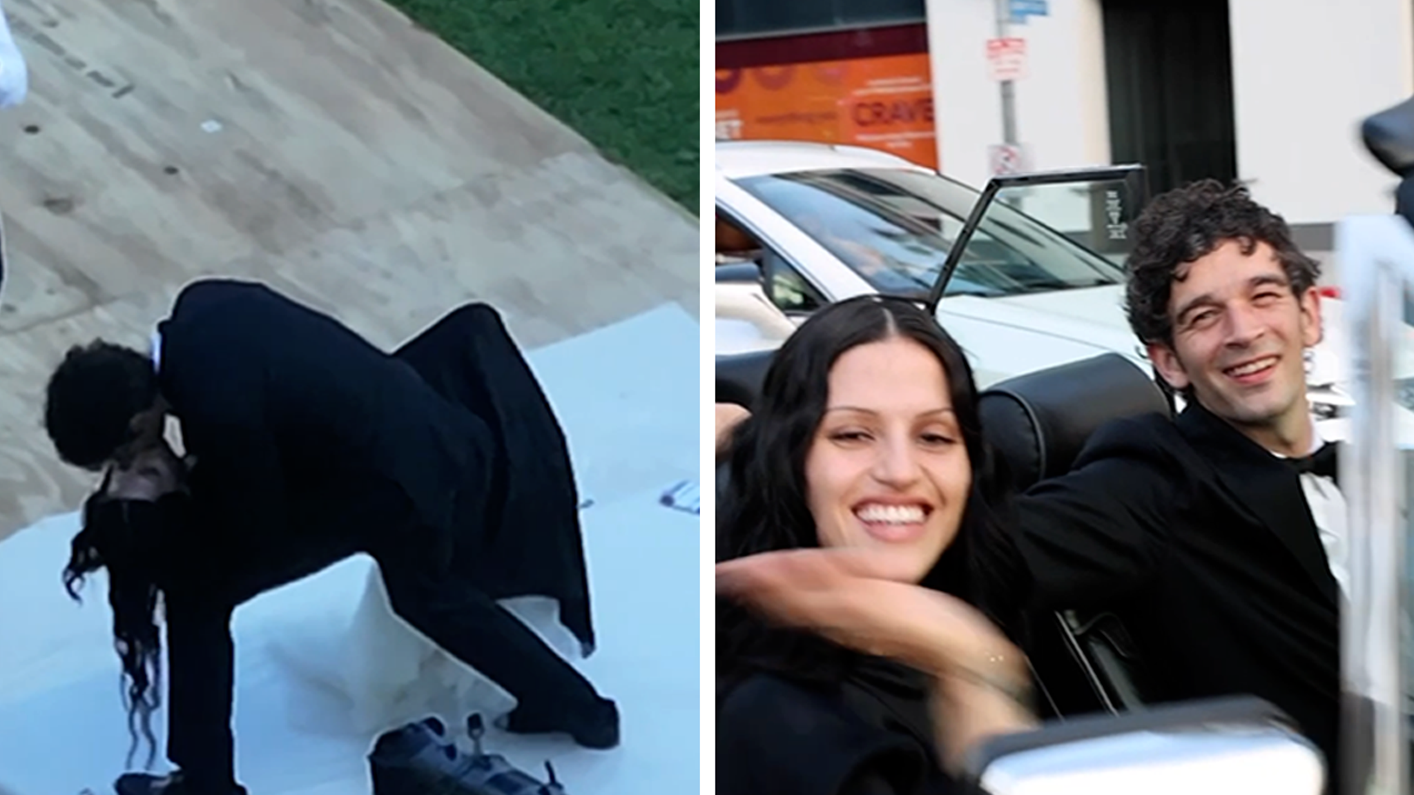 Matty Healy Kisses Gabbriette Bechtel at Wedding Rehearsal, on Video