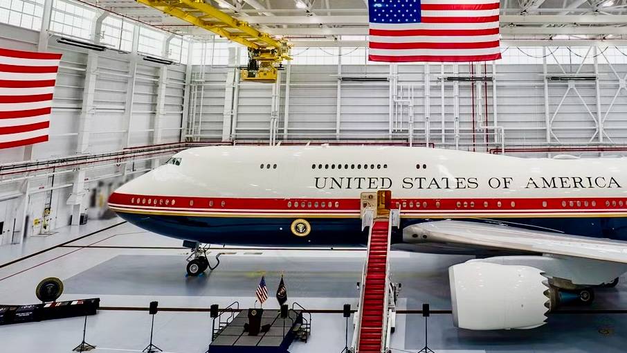 The $5.3 Billion Program Turning 2 Stored Boeing 747-8s Into America's Next Air Force One