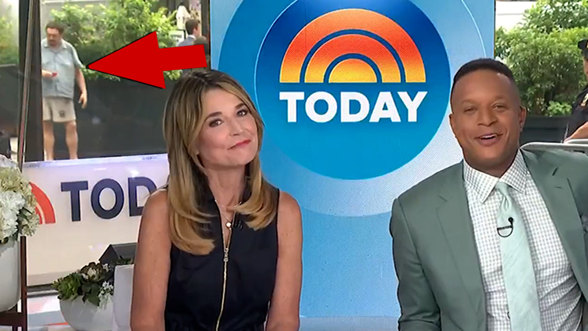 'TODAY' Intruder Appears to be Seen on Live Broadcast Before Storming the Set