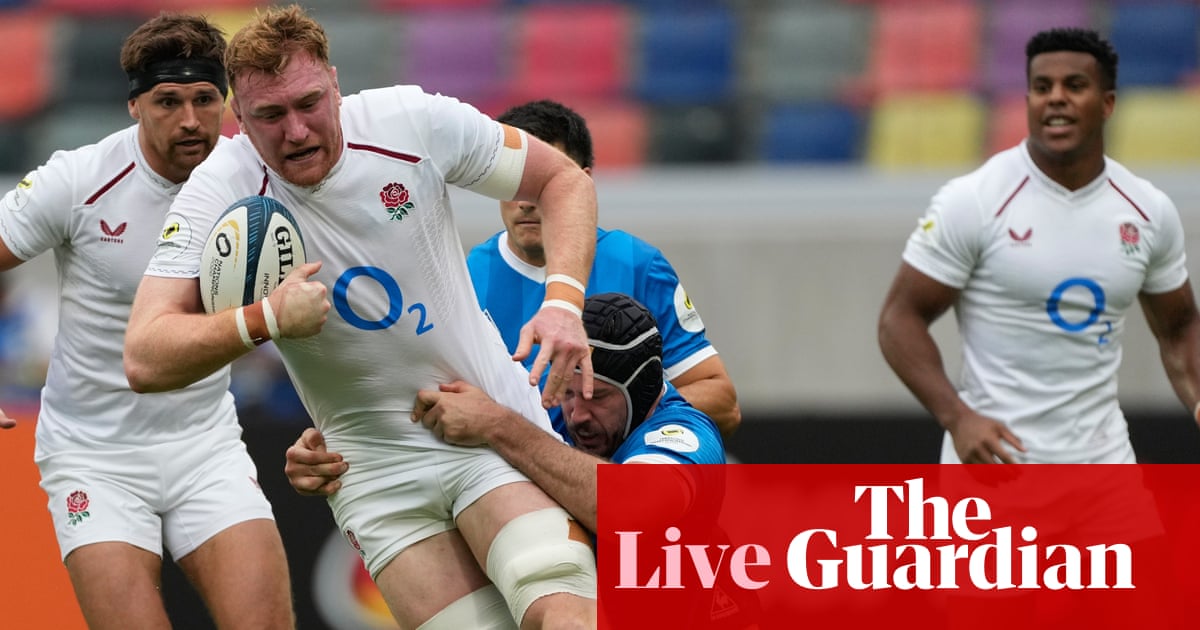 Argentina v England: Nations Championship rugby – live
