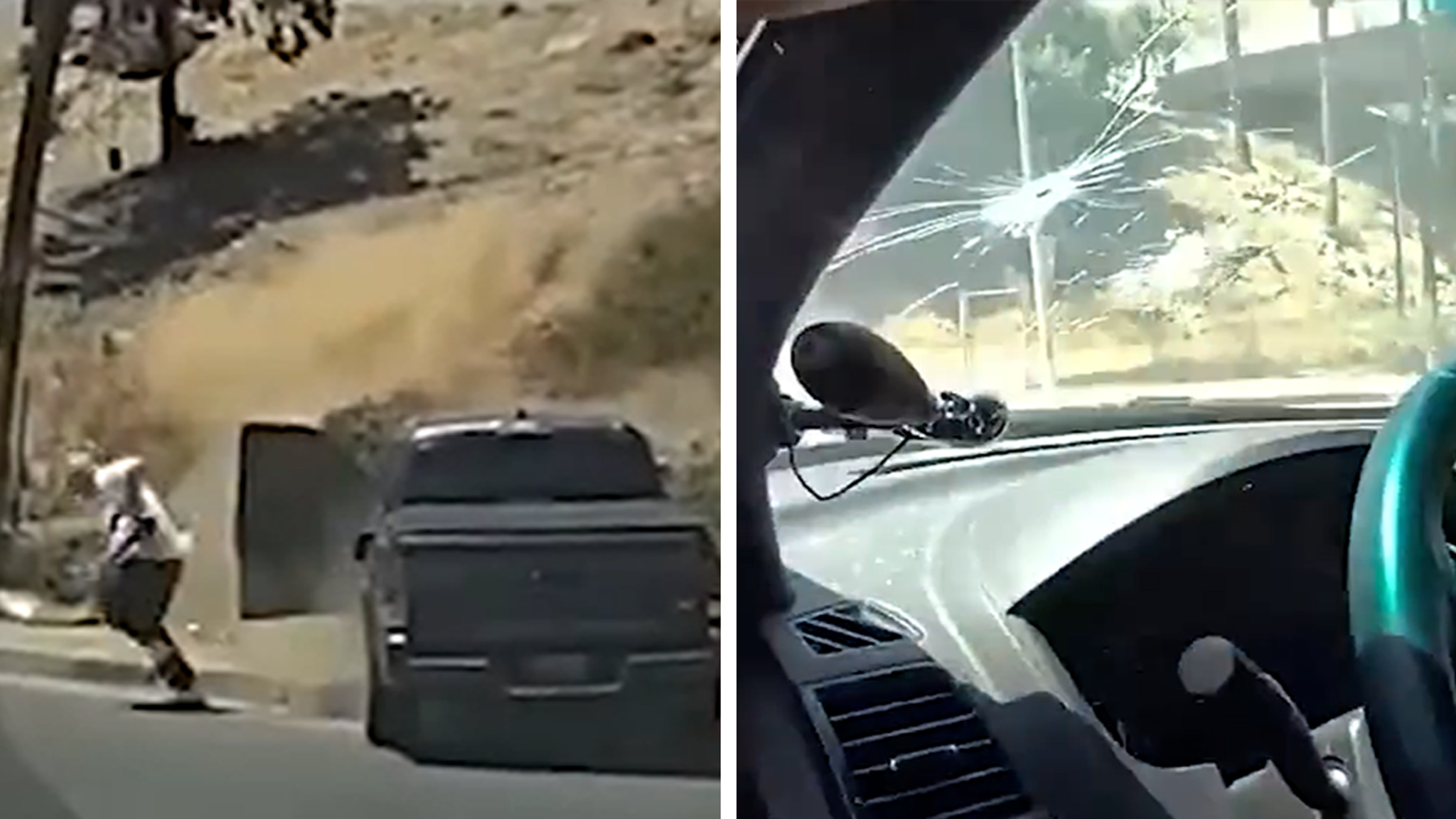Dash and Body Cam Footage Captures Wild L.A. Police Chase Ending in Shooting