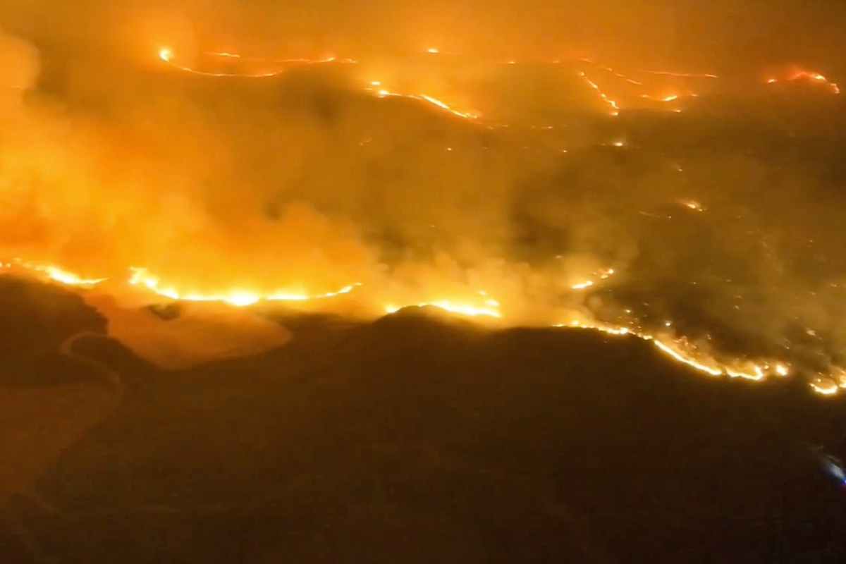 Huge wildfire burns through 15,800 hectares in northern Spain