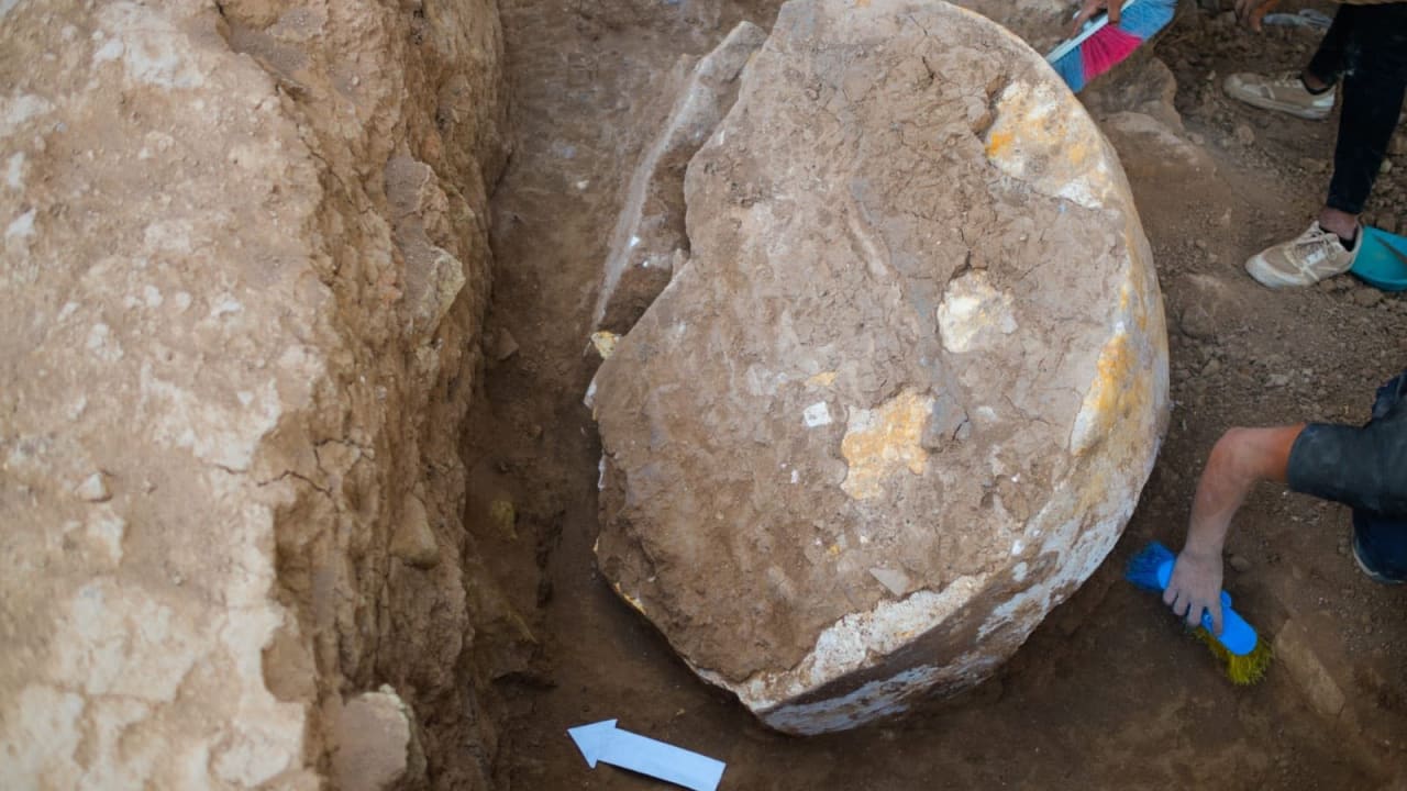Archaeologists discover rare 2,600-year-old stele of Assyrian king in Iraq's Nineveh