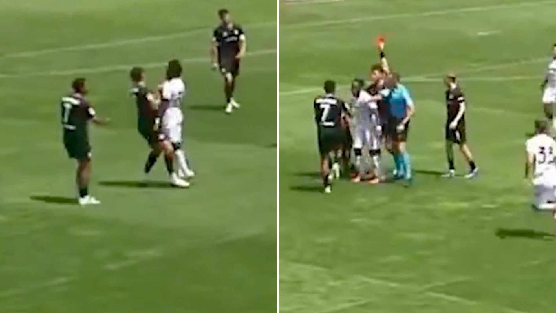 English star and Chelsea target Jonathan Rowe sent off after furious bust-up with two opponents in pre-season friendly