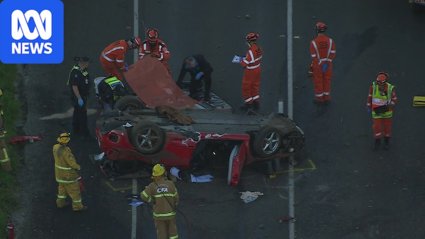 Ferrari driver dead, woman in 70s injured in Gippsland crash