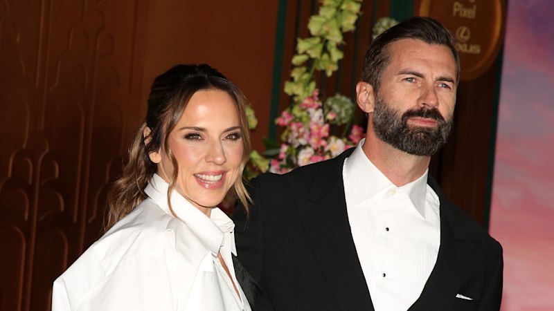Sporty Spice marries Australian model in Victoria Beckham-designed wedding gown