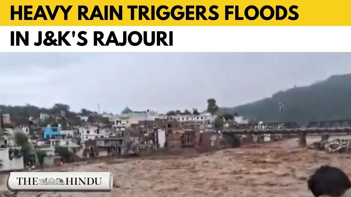 Watch: Flash floods hit J&K’s Rajouri; rescue teams evacuate hundreds
