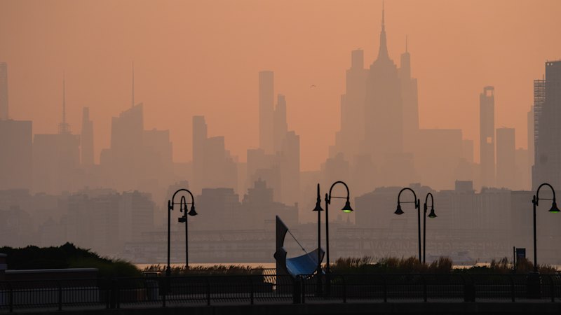 Trump blames Canada for wildfire smoke, as US forests also burn