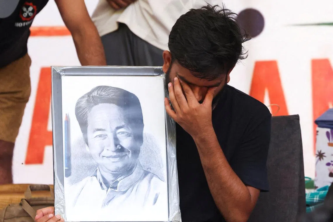 Wife of Indian activist Wangchuk asks court to move him to private hospital