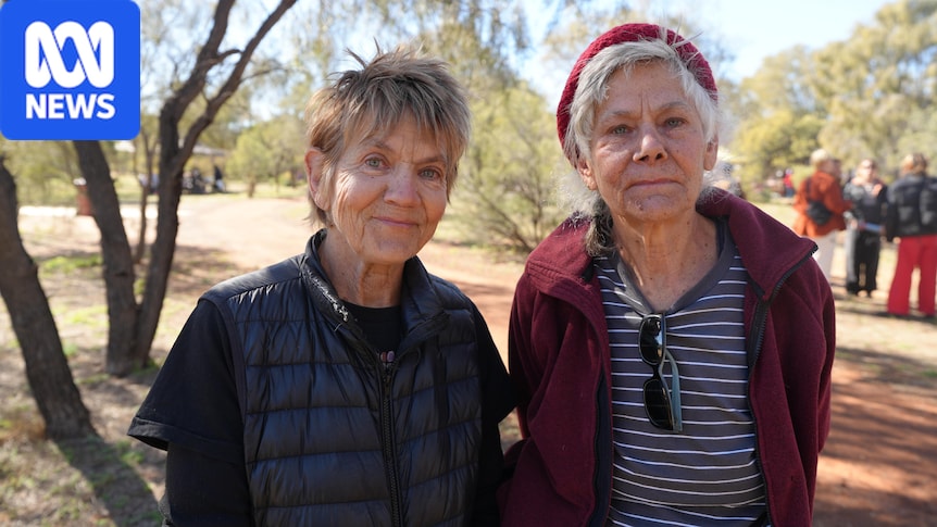 Hundreds gather in Alice Springs ahead of Pine Gap protest