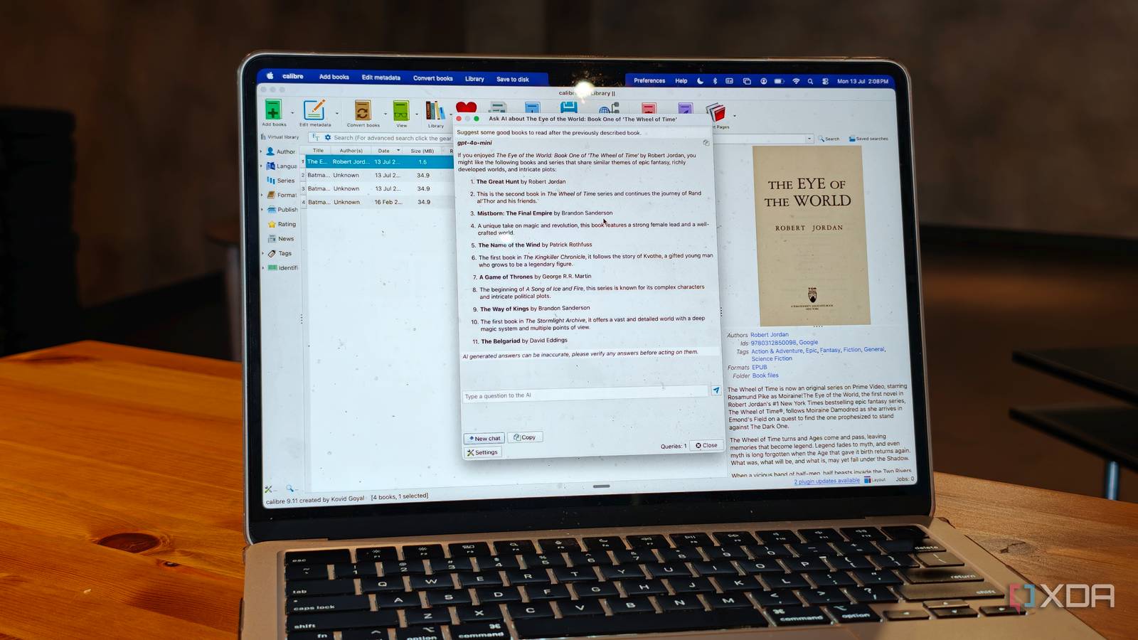 Calibre 9.8 finally gave me the AI-powered reading assistant Amazon promised but never delivered