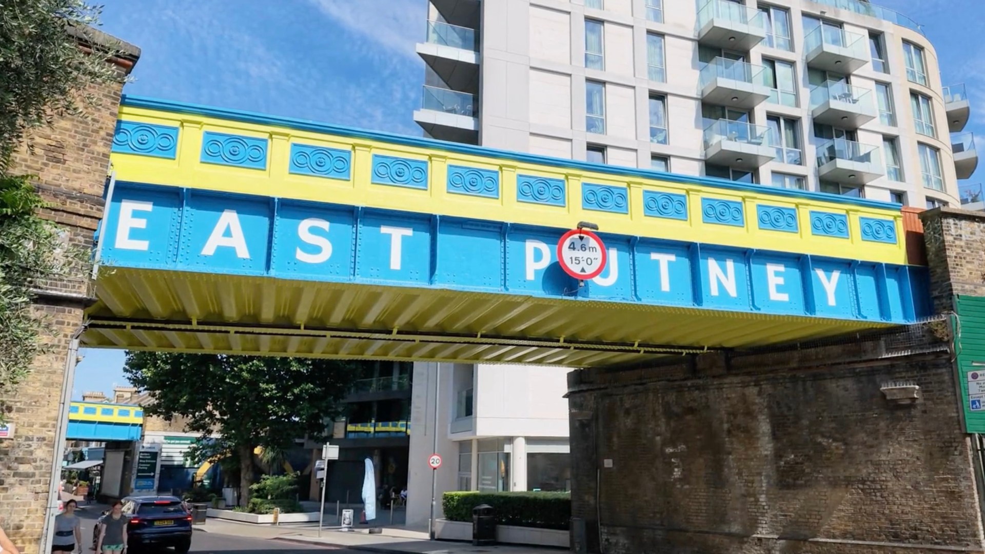 Fury as council spends £600k painting two railway bridges in ‘garish’ IKEA colours