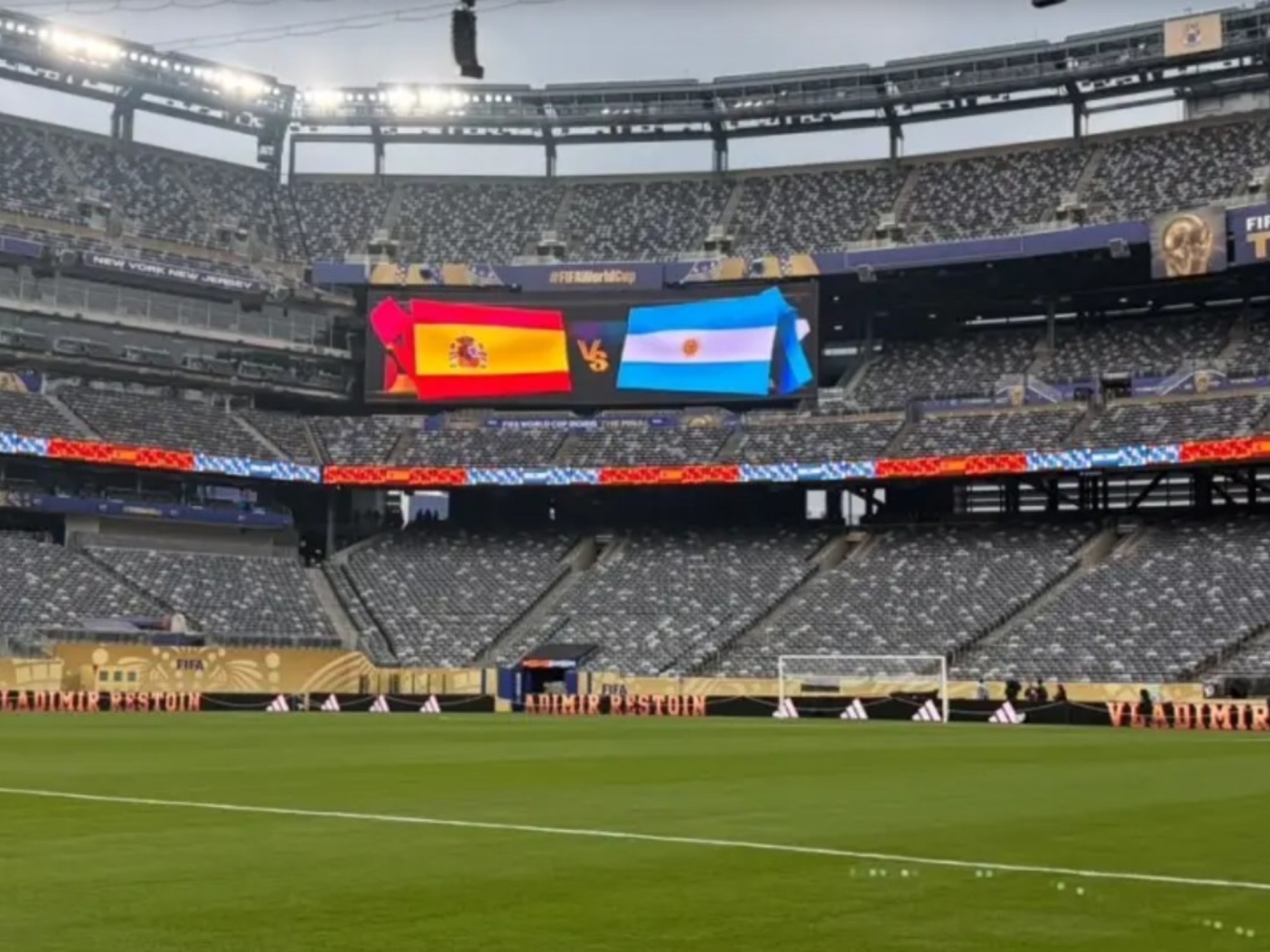 Millones en juego: Nueva Jersey le reclama a la FIFA parte de la recaudación por la venta del césped en la final Argentina - España por el Mundial 2026
