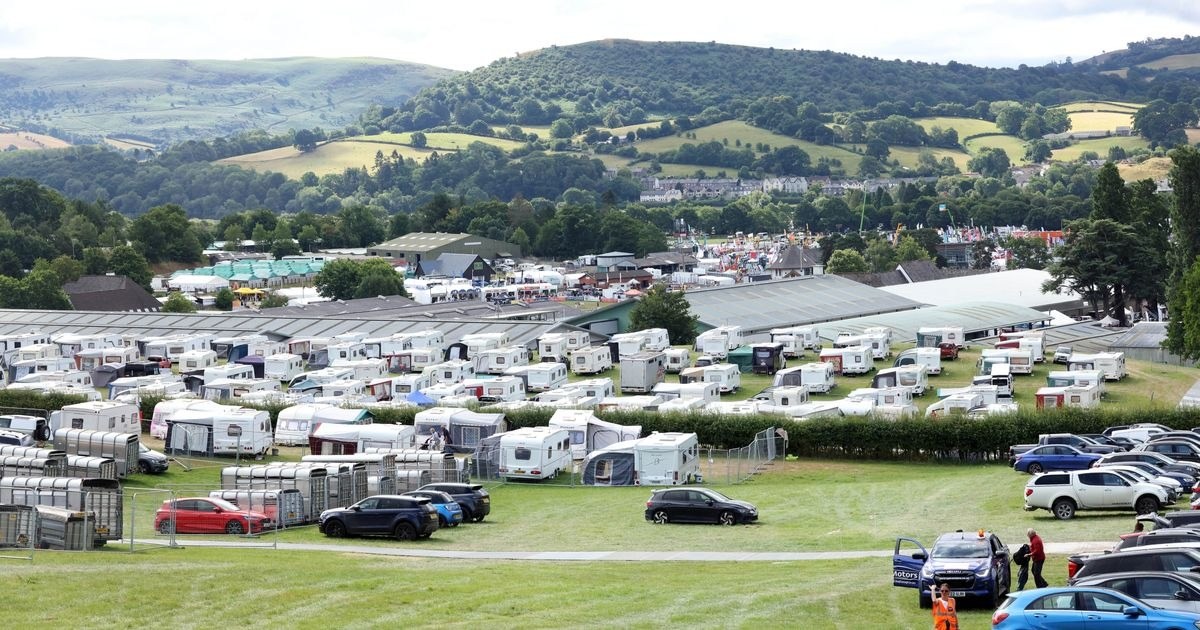 Man, 25, dies at campsite near Royal Welsh showground as three people arrested