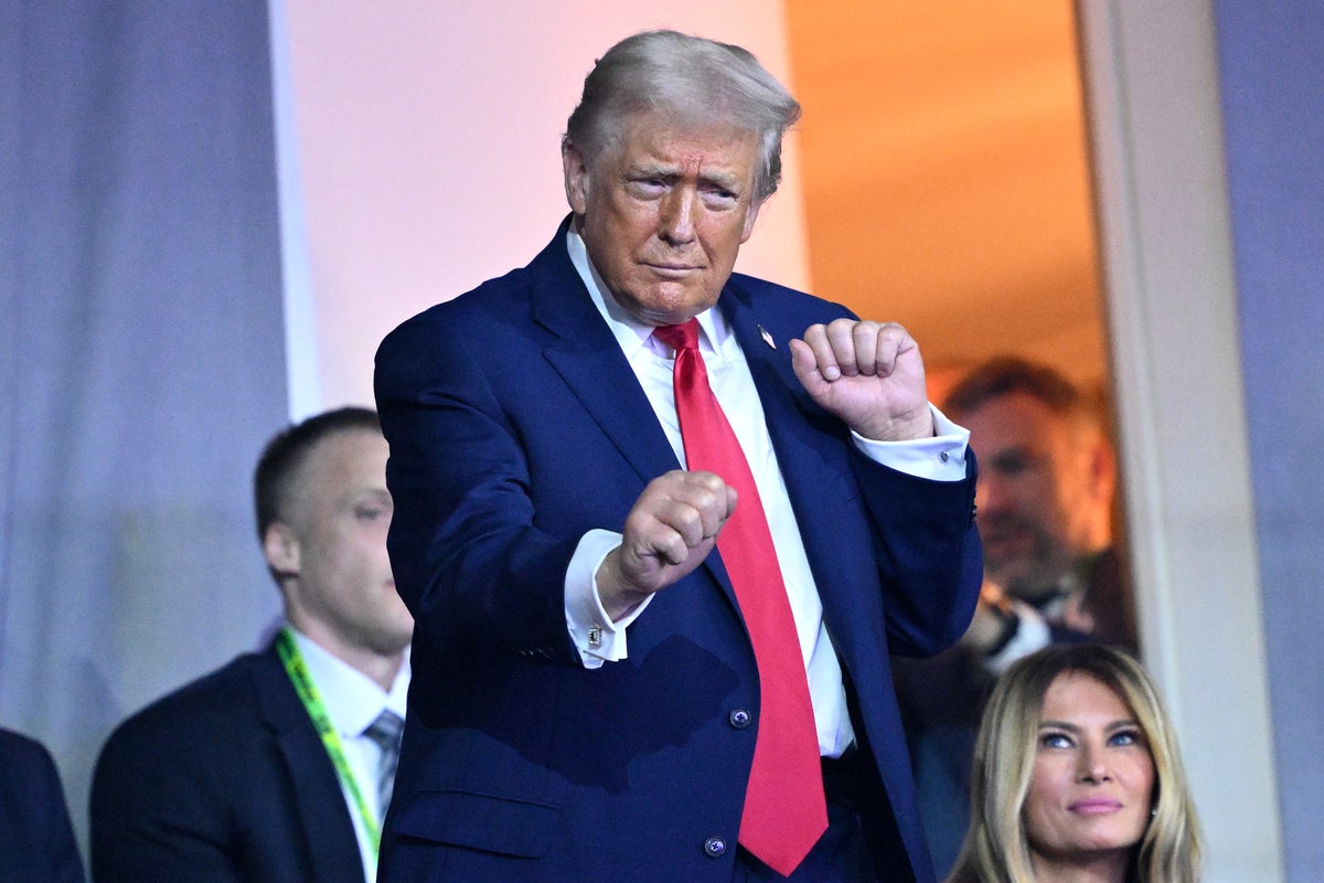 Trump celebrates World Cup as a US victory as he prepares to present trophy at final