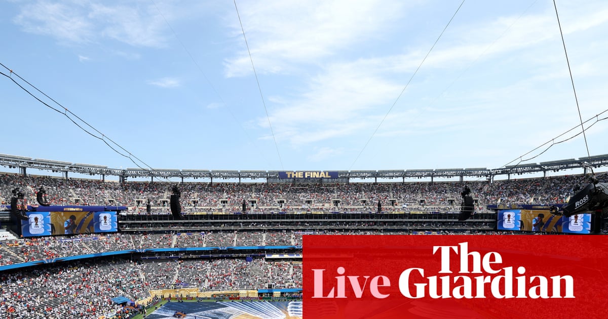 World Cup final: Trump, half-time show and everything but the football – live