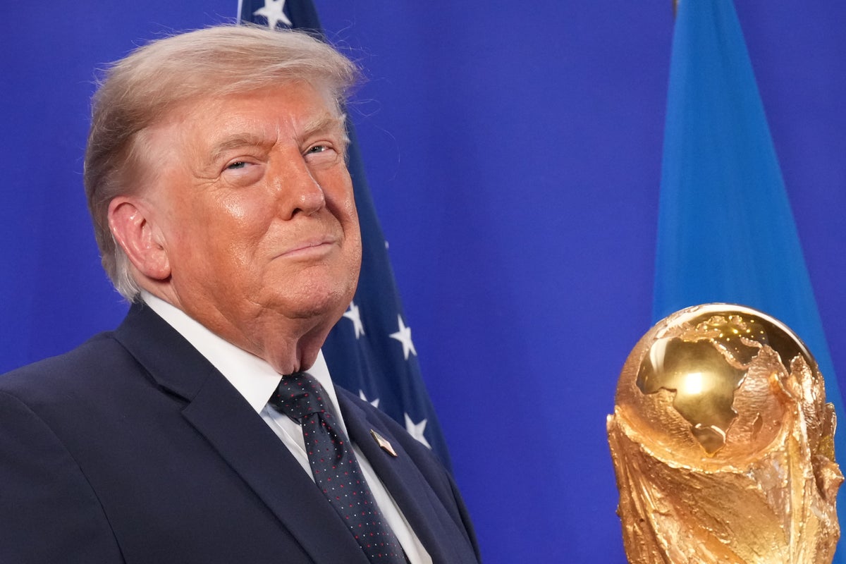 Trump arrives at World Cup final for Argentina vs. Spain matchup