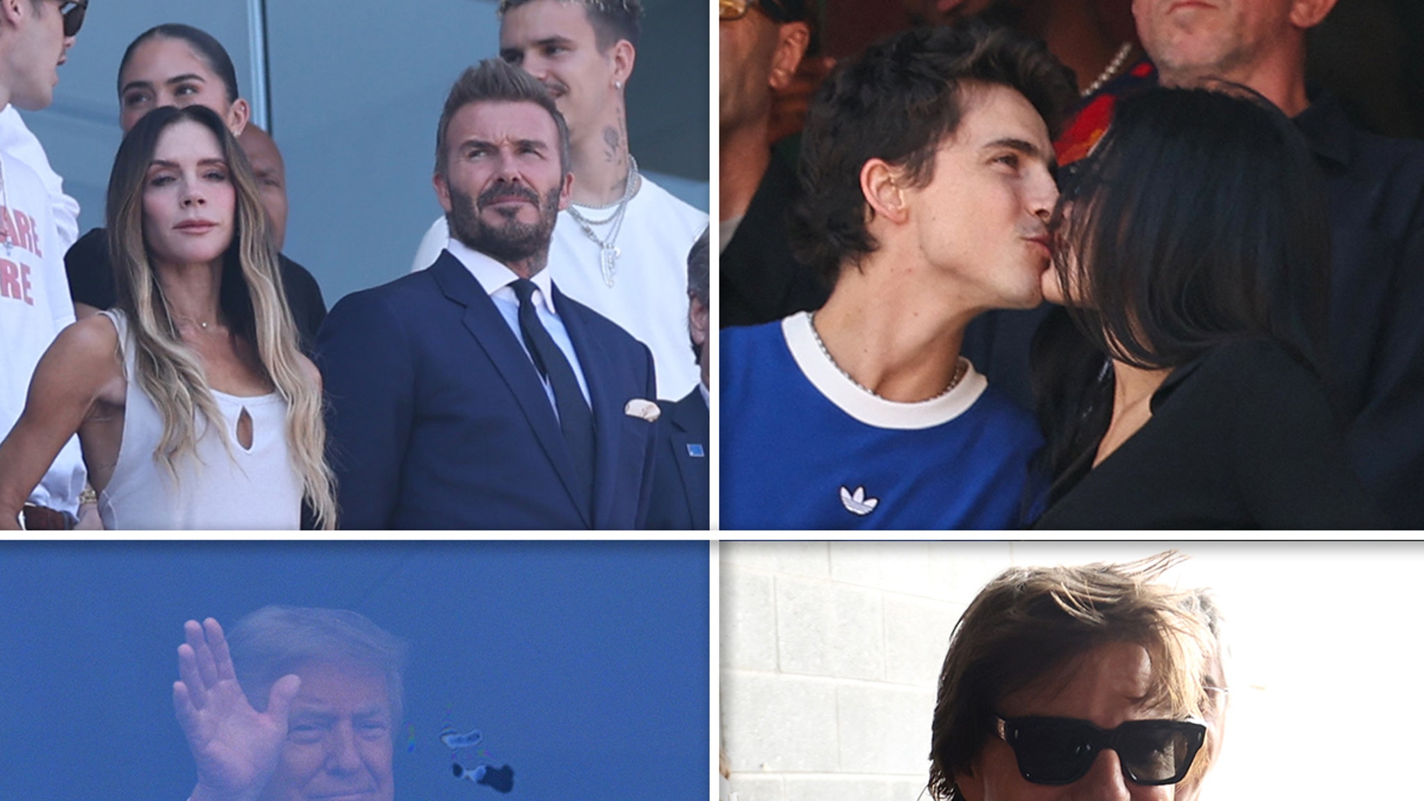 Kylie Jenner, Timothée Chalamet, Trump Lead Celebrity Crowd at World Cup Final