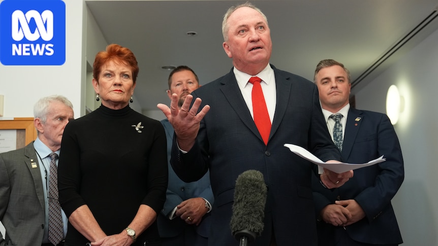 Live: Joyce says One Nation doesn't support White Australia policy