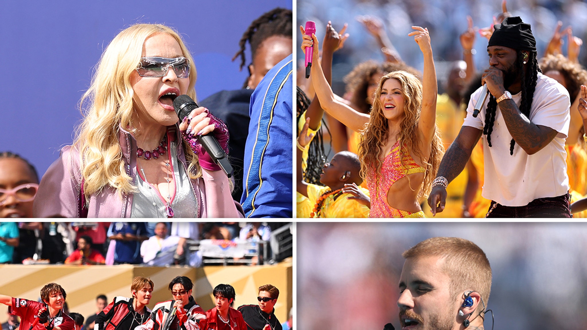 Justin Bieber, Madonna, BTS, Shakira Rock First World Cup Final Halftime Show