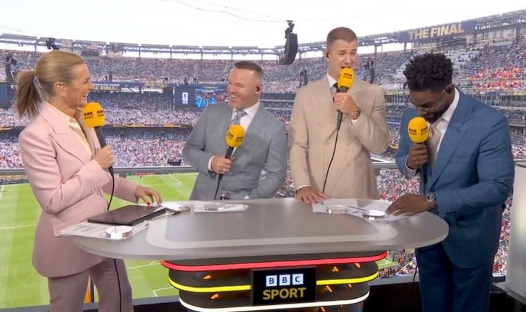 Rooney spoke for BBC viewers, the nation and planet earth with his half-time show verdict
