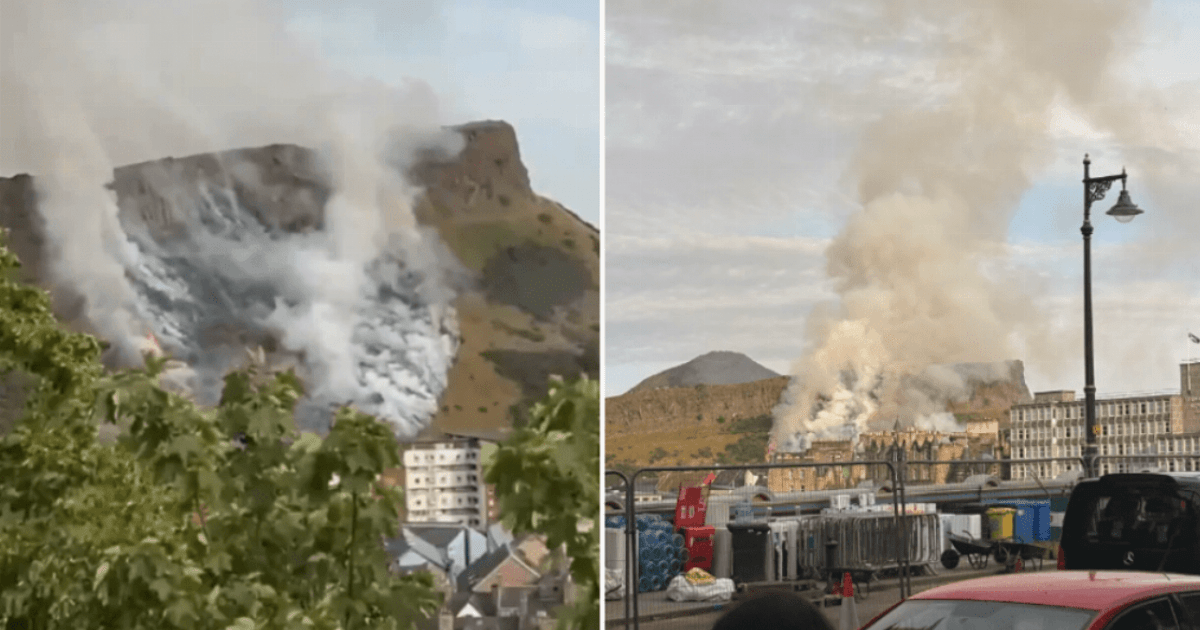 Fire ‘spreading fast’ through Arthur’s Seat in Edinburgh