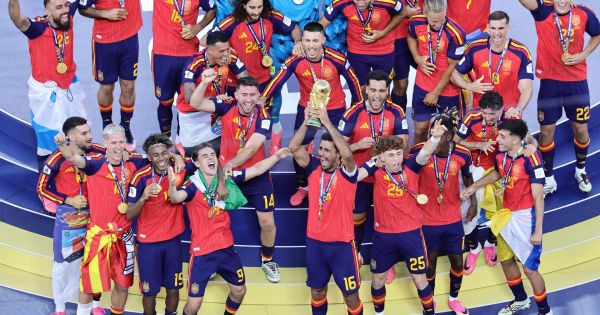 Spain crowned world champions with 1-0 extra-time win over Argentina in the final