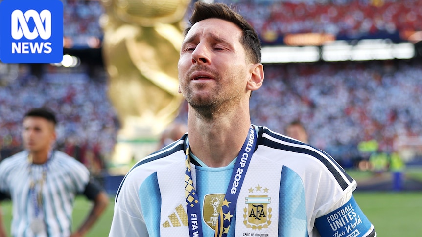 Tears streaming, Messi departs the World Cup stage a legend
