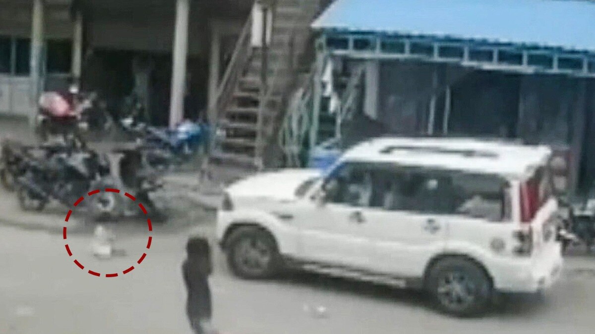 Video: 4-year-old girl run over by SUV in Bhopal as sister watches in horror