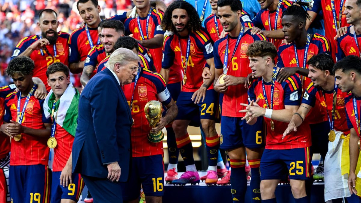 How Donald Trump spent his day at the World Cup final