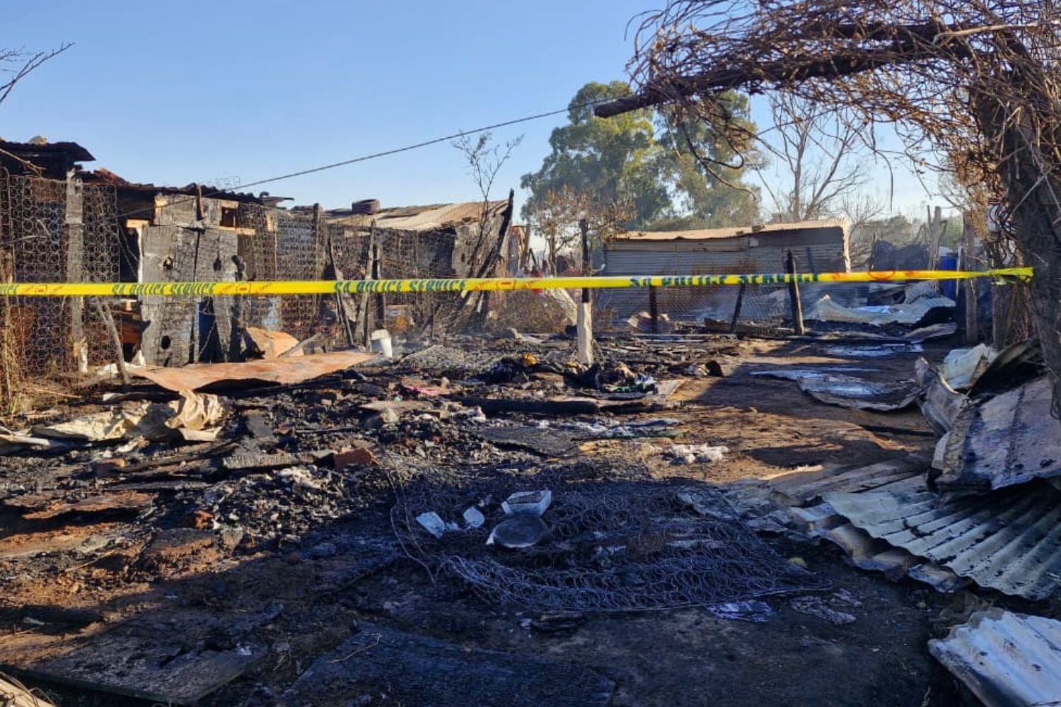Charred body found after multiple shack fires in L & J settlement