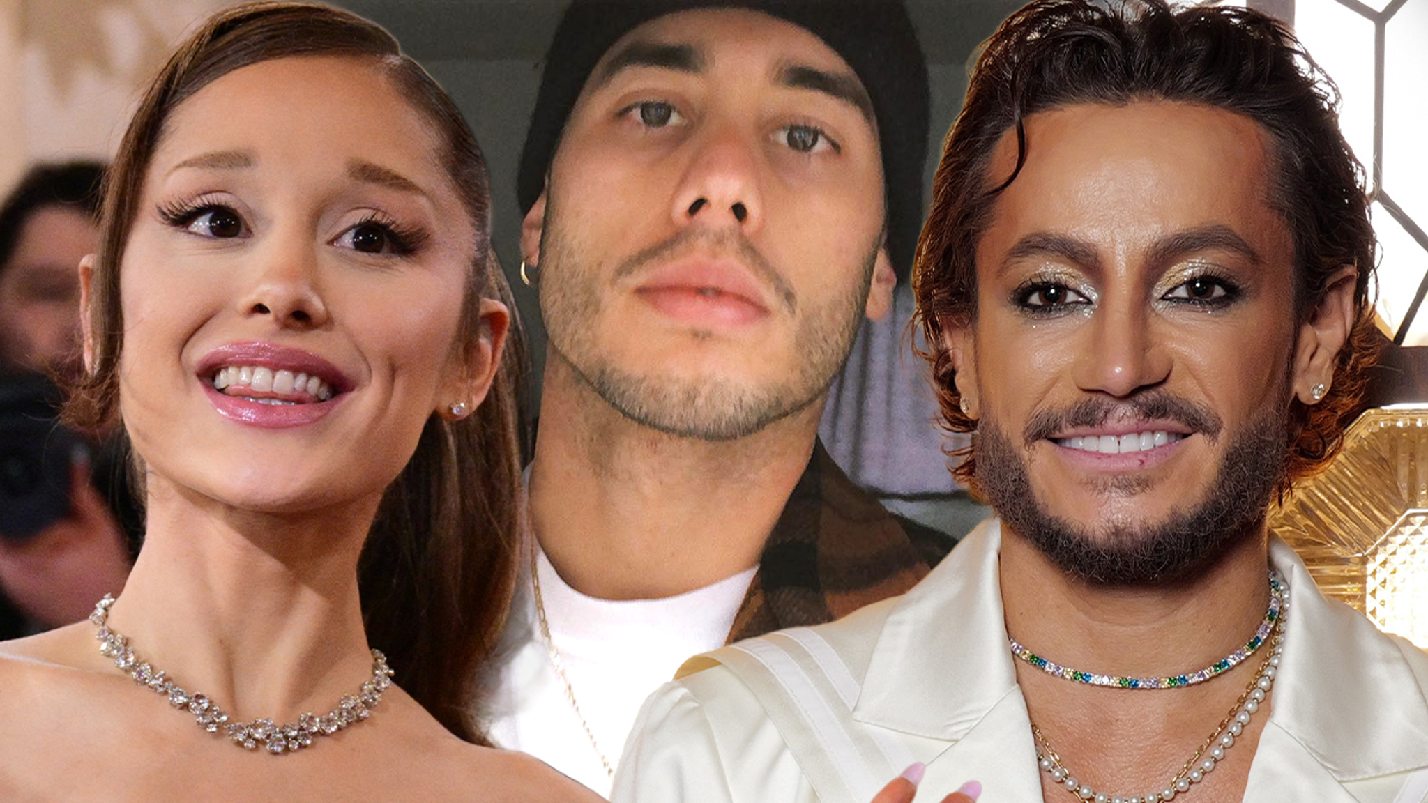 Ariana Grande's BF Ricky Alvarez Dances With Brother Frankie at Brooklyn Show