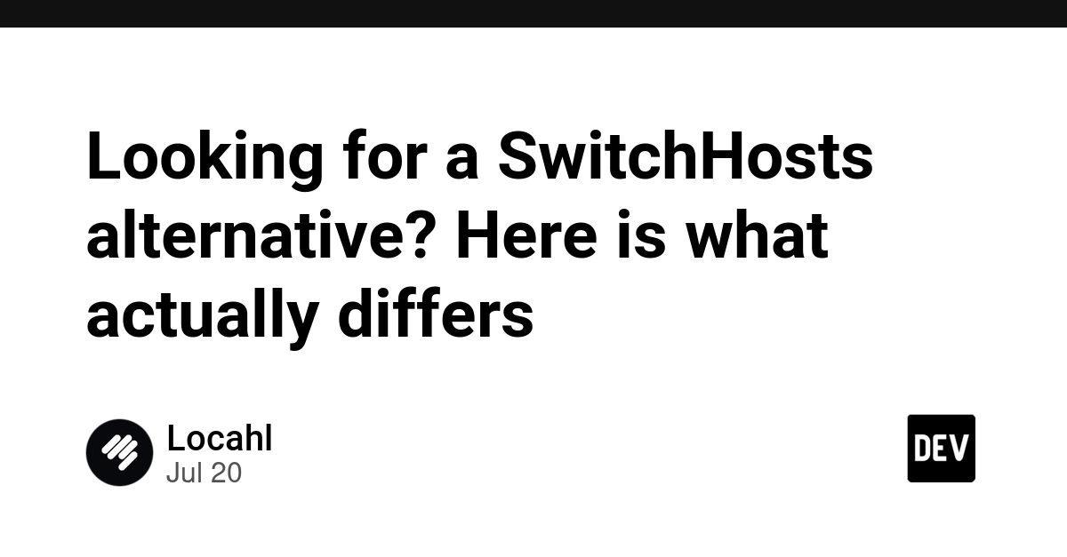 Looking for a SwitchHosts alternative? Here is what actually differs