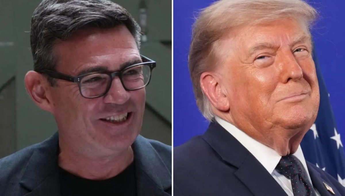 Burnham invites Trump to Manchester in first call as prime minister