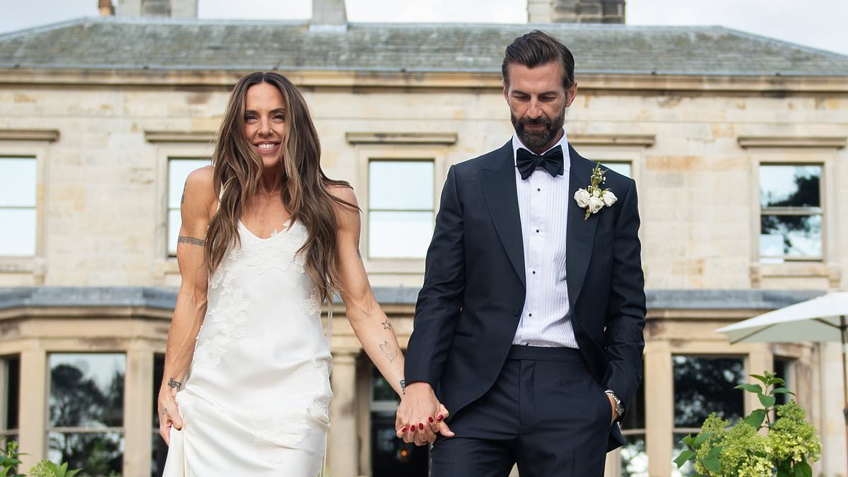 When 2 Become 1: Mel C, 52, marries model Chris Dingwall in a 'perfect' Lake District wedding surrounded by her Spice Girls bandmates - and with a cheeky nod to her Sporty roots