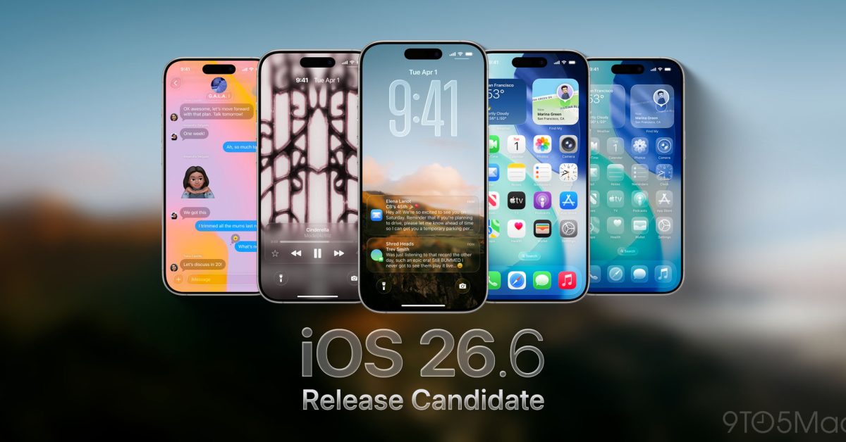 Apple releases first iOS 26.6 RC for iPhone
