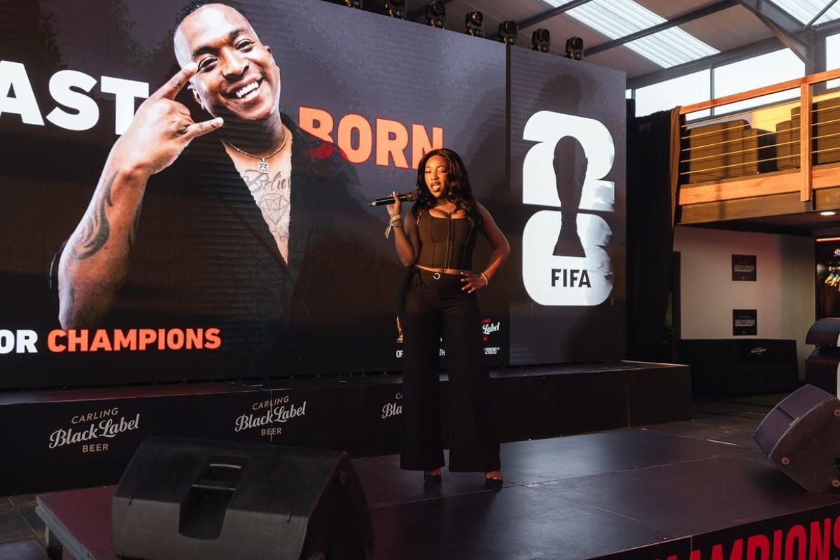 Zee Nxumalo and Mörda light up Fifa World Cup final watch party